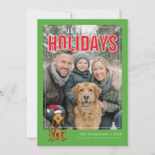 Grinch's Max Personalized Photo Holiday Card