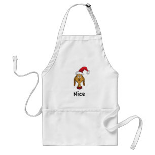 Grinch's Max   Santa Claus Hat Standard Apron