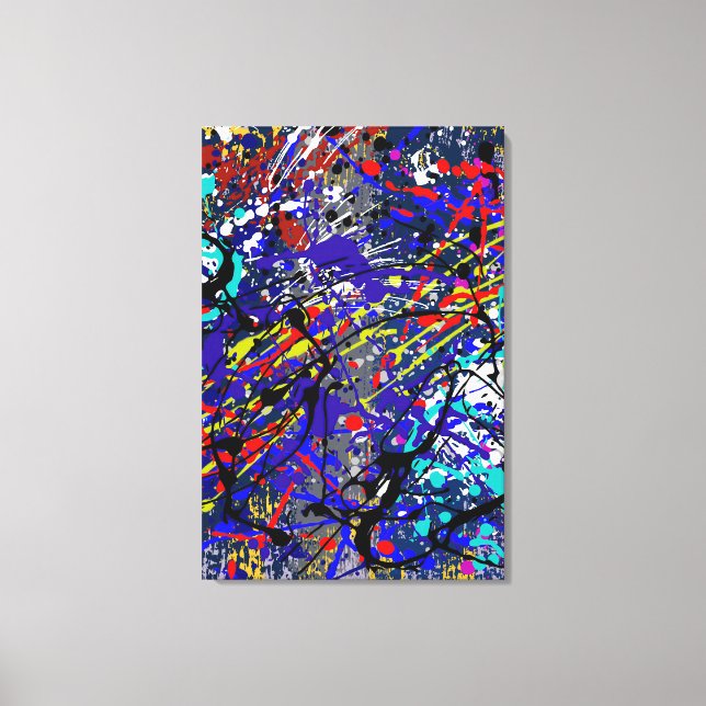 Grind_02 Canvas Splatter Impression (Recto)