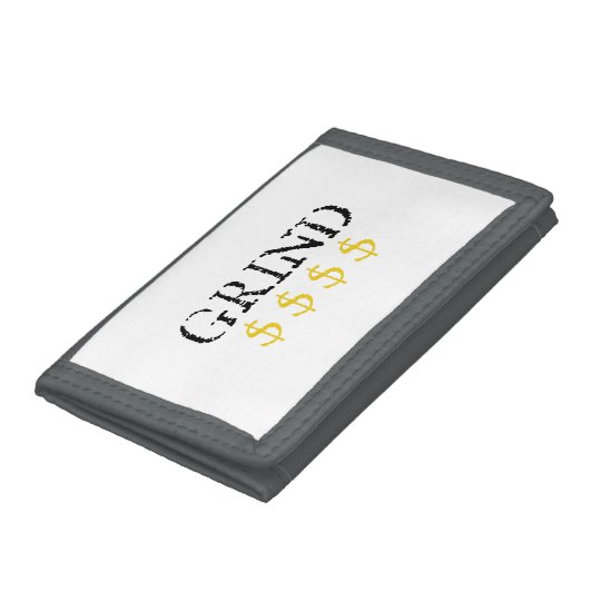 GRIND $$$$ Black Small Leather Wallet