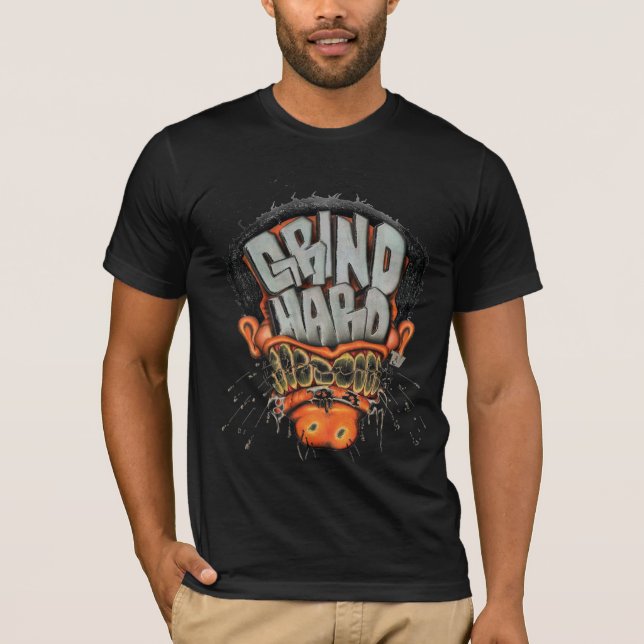 Grind Hard Logo T-Shirt (Front)