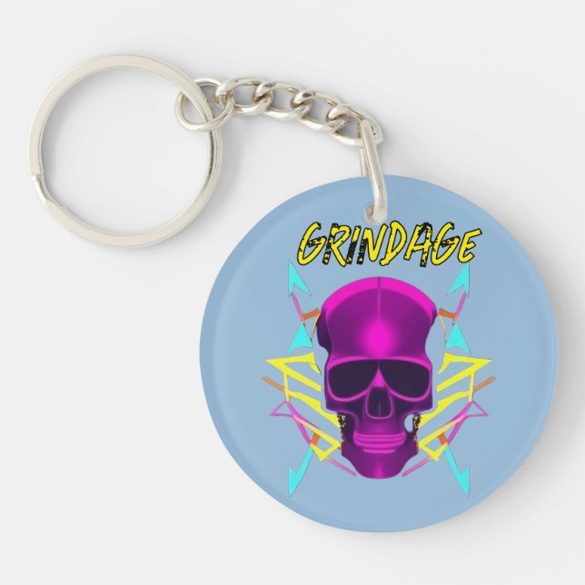 Grindage Acrylic Keychain (Front)