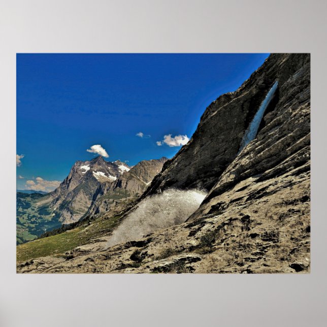 Grindelwald Waterfall Poster (Front)