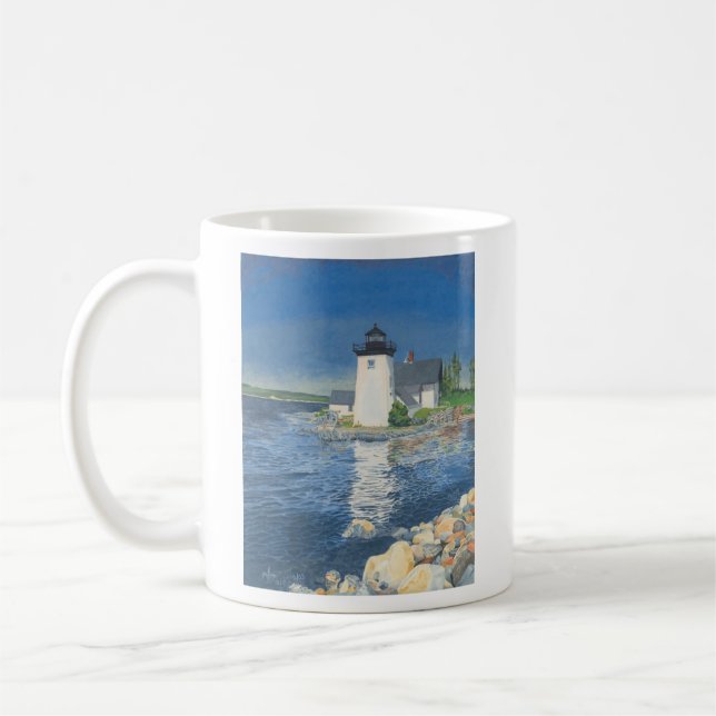 Grindle Point Lighthouse Coffee Mug (Left)