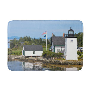 Grindle Point Lighthouse, Maine Bath Mat