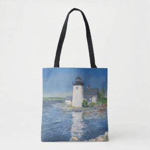 Grindle Point Lighthouse Tote Bag