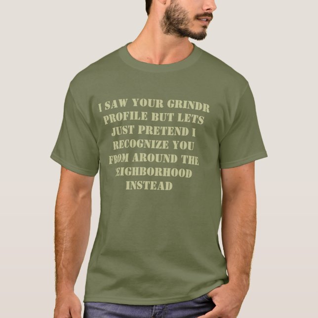grindr profile shirt (Front)
