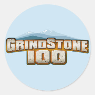 Grindstone 100 classic round sticker