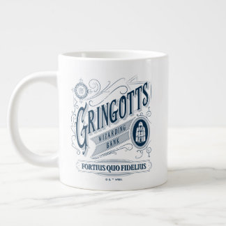 GRINGOTTS Wizarding Bank Vintage Graphic Large Coffee Mug