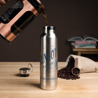 GRINGOTTS Wizarding Bank Vintage Graphic Water Bottle