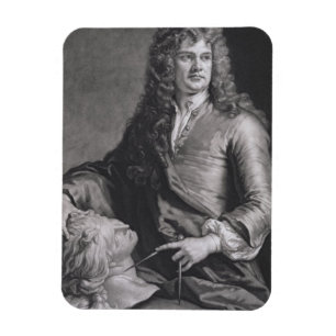 Grinling Gibbons (1648-1721) (litho) Magnet
