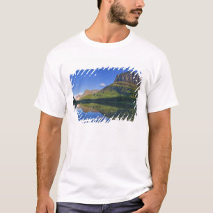 Grinnel Point and Allen Mountain reflect into T-Shirt