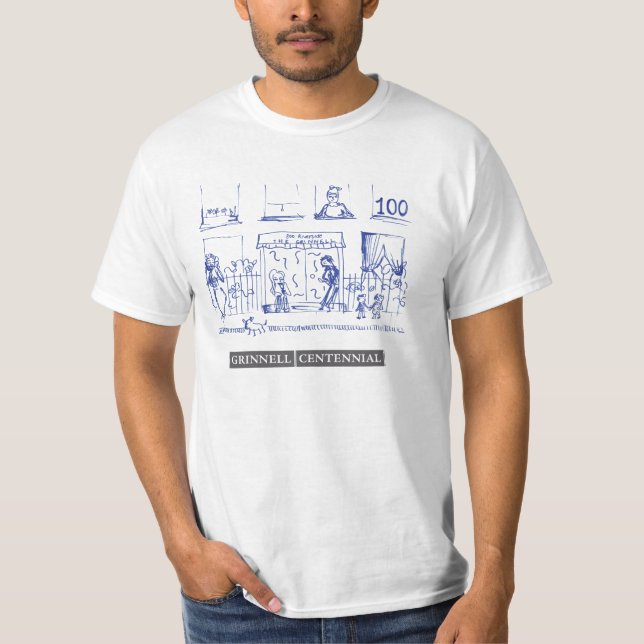 Grinnell at 100, #4 T-Shirt (Front)