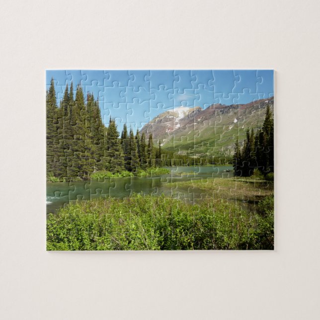 Grinnell Creek at Glacier National Park Jigsaw Puzzle (Horizontal)