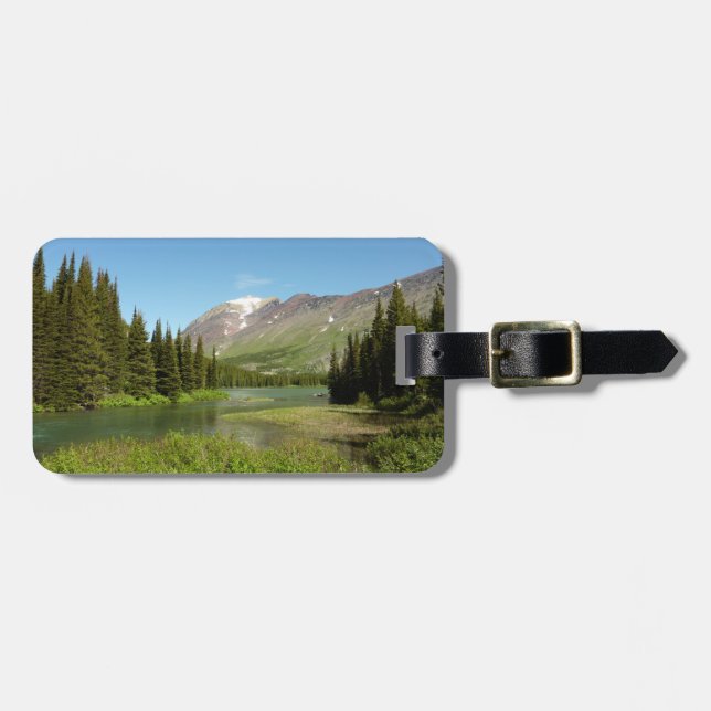 Grinnell Creek at Glacier National Park Luggage Tag (Front Horizontal)
