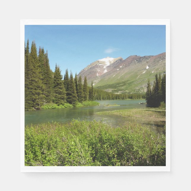 Grinnell Creek at Glacier National Park Napkin (Front)