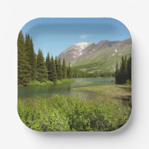 Grinnell Creek at Glacier National Park Paper Plate