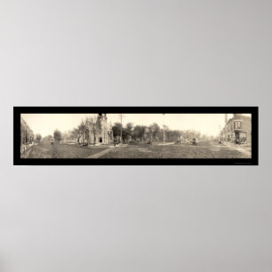 Grinnell, IA Broad St Photo 1907 Poster