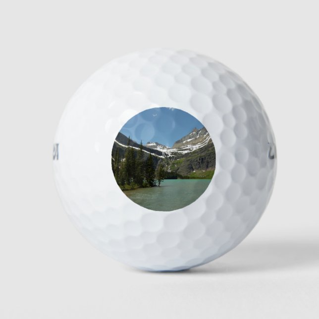 Grinnell Lake at Glacier National Park Golf Balls (Front)