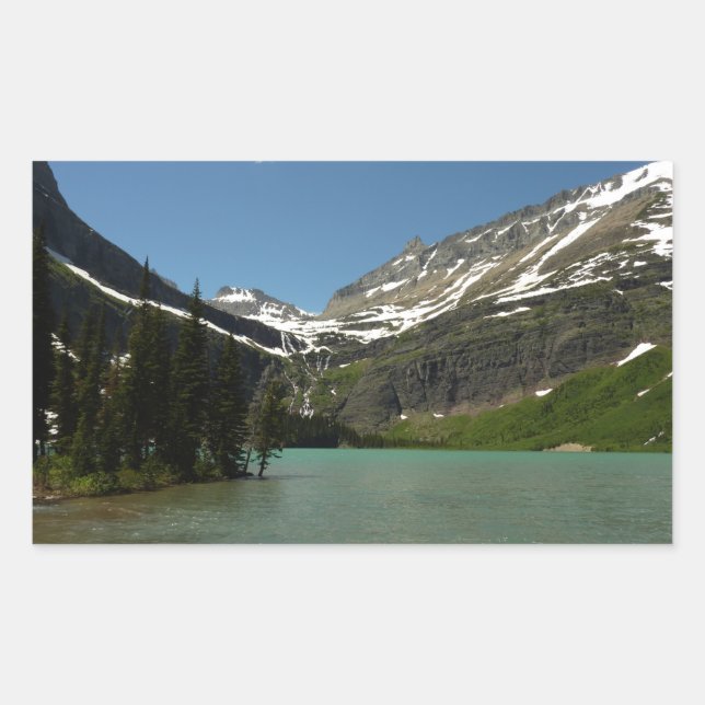 Grinnell Lake at Glacier National Park Sticker (Front)