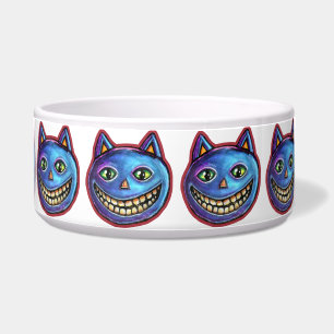 Grinning Blue Cat Vintage Halloweenies