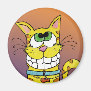 Grinning Cat Magnet