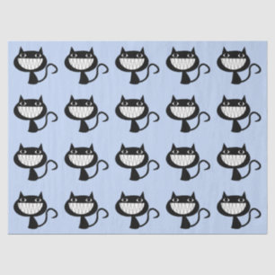 GRINNING CAT PATTERN ILLUSTRATION TISSUE PAPER
