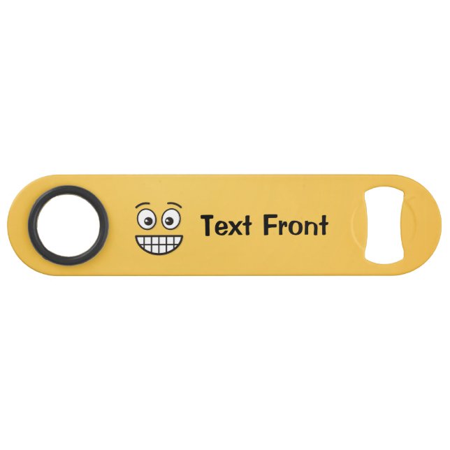 Grinning Face with Open Eyes Bar Key (Front (Horizontal))