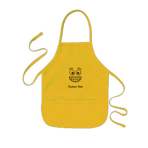 Grinning Face with Open Eyes Kids' Apron