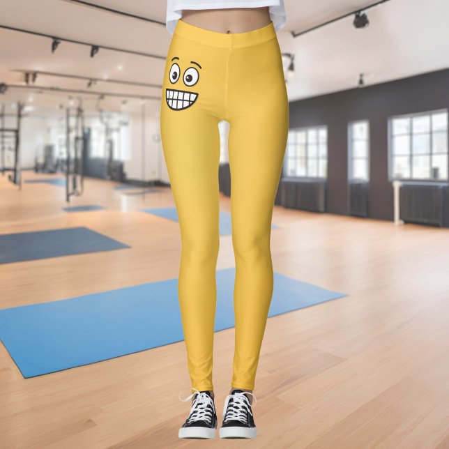 Grinning Face with Open Eyes Leggings (Creator Uploaded)