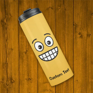 Grinning Face with Open Eyes Thermal Tumbler
