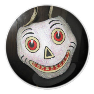 Grinning Ghoul Ceramic Knob