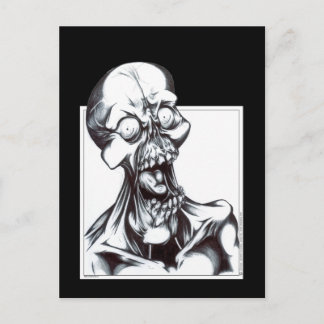 Grinning Ghoul Postcard