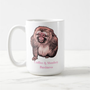 Grinning Monkey Mug- Customizable Coffee Mug