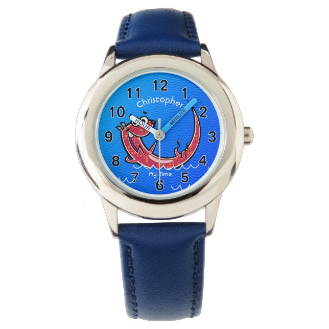 Grinning Otter Water Splash for Kid's Watch (Front)