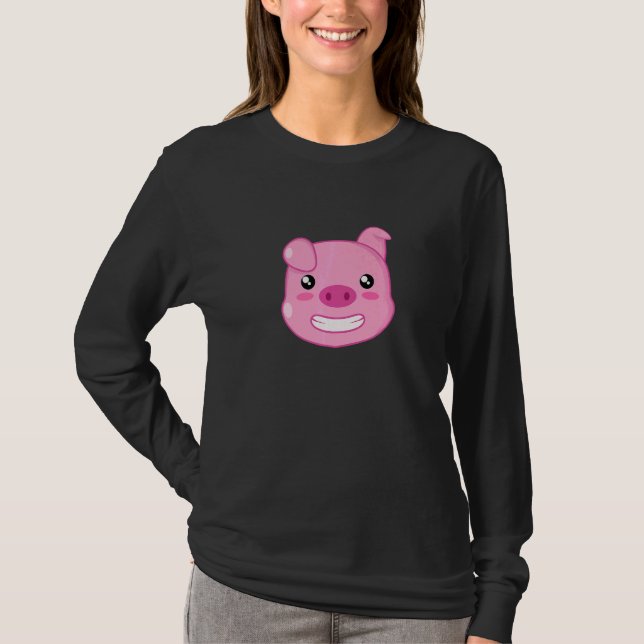 Grinning Piggy T-Shirt (Front)