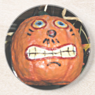 Grinning Pumpkin Coaster