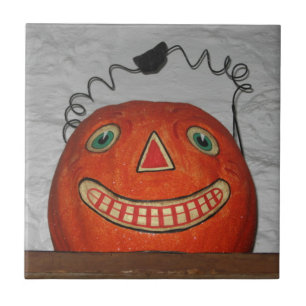Grinning Pumpkin Tile