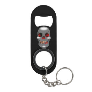 Grinning Skull Bottle Opener Keychain Bottle Opener