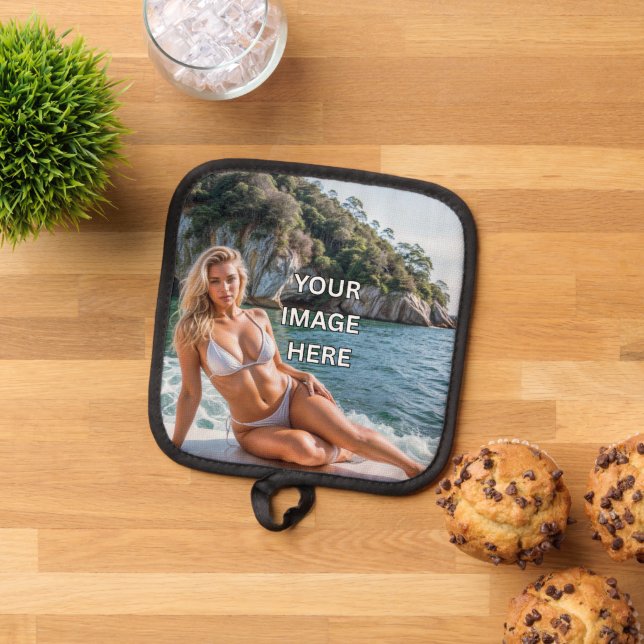 GRIP! 🧤 Custom Pot Holder – No Slip   (Top Down)