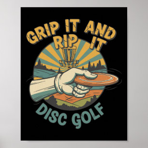 Grip It And Rip It Disc Golf Flying Disc _1 Poster