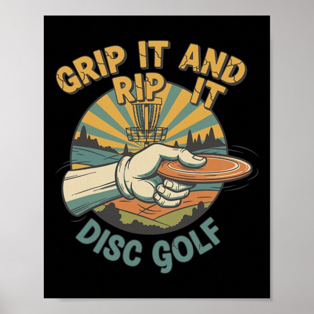 Grip It And Rip It Disc Golf Flying Disc _1  Poster (Front)