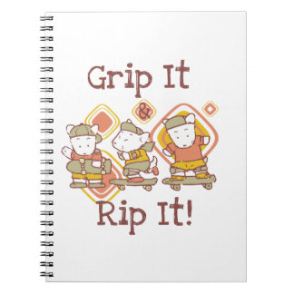 Grip It and Rip It Skateboarding Notebook
