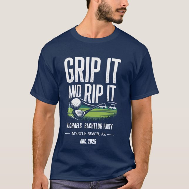 "Grip It et Rip It - T-shirt personnalisé pour ent (Devant)