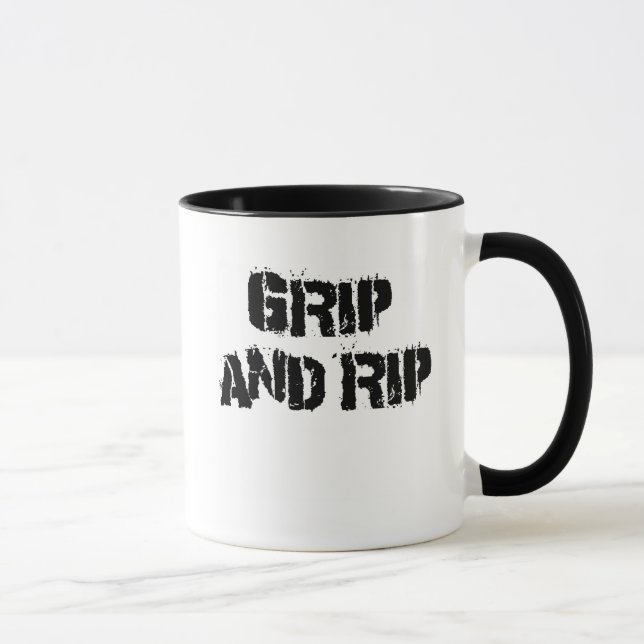 Grip & Rip Armwrestling Mug (Right)