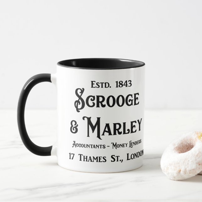 Grippe-sou et Marley - une tasse de café de chant (Avec donut)