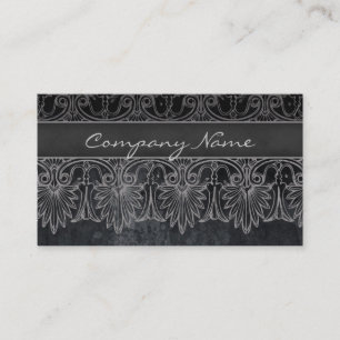Gris antique de noir de carte de visite de