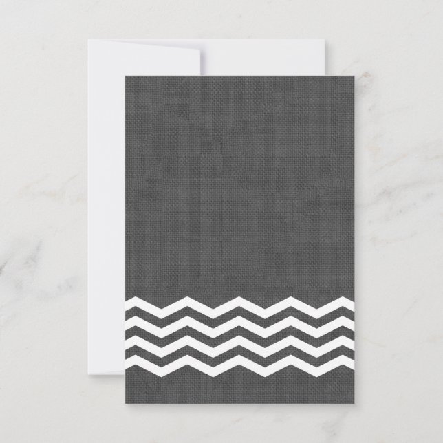 Gris Burlap RSVP (Devant)