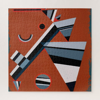 Gris by Kandinsky Abstract Painting Modern Art Jigsaw Puzzle