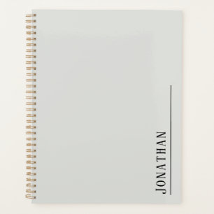 gris clair minimaliste monogramme
